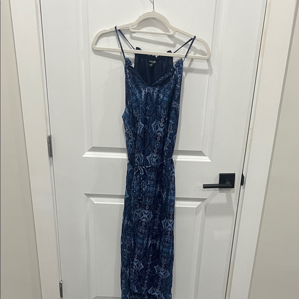 Lucky Brand Blue Patterned Dress